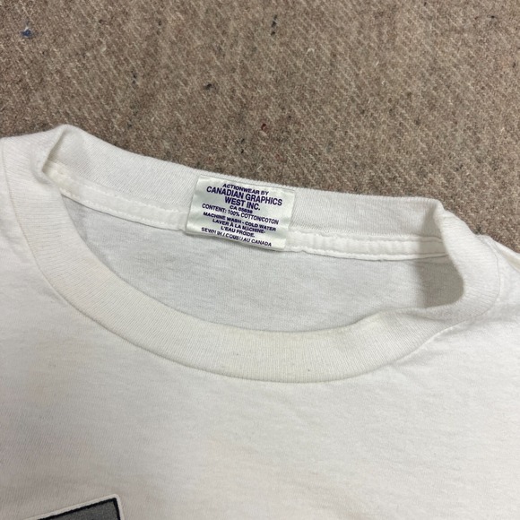 Vintage Mississauga Ice dogs Shirt Mens XL White 1990s - Picture 5 of 10